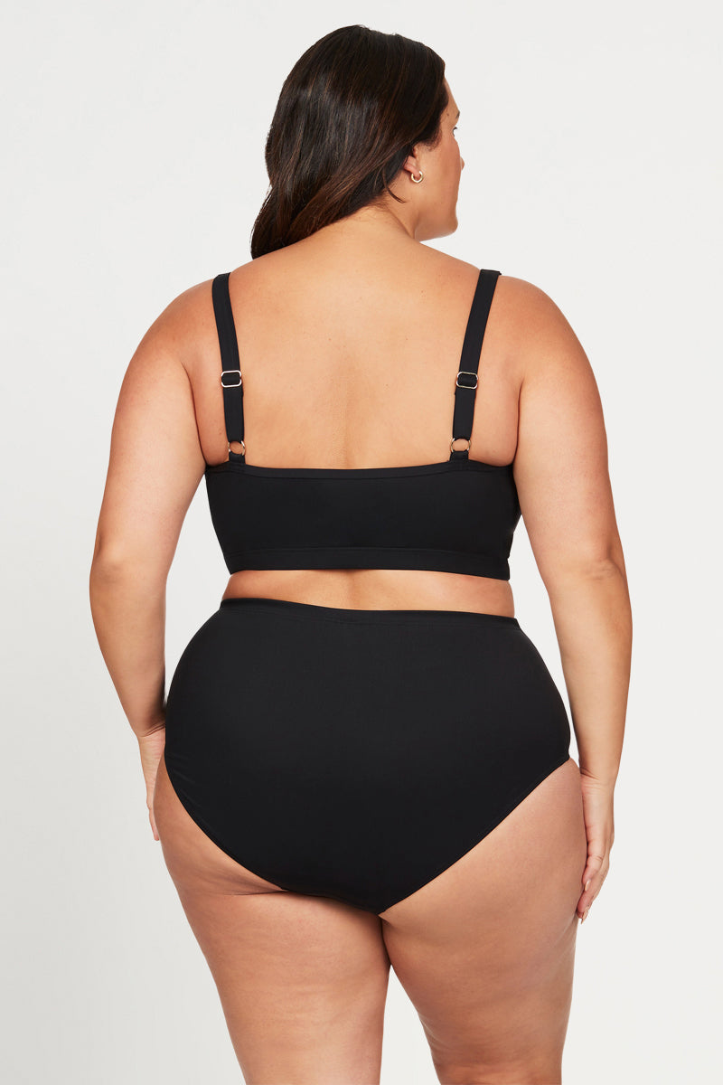 Black Sculpt Renoir High Waist Bikini Bottom