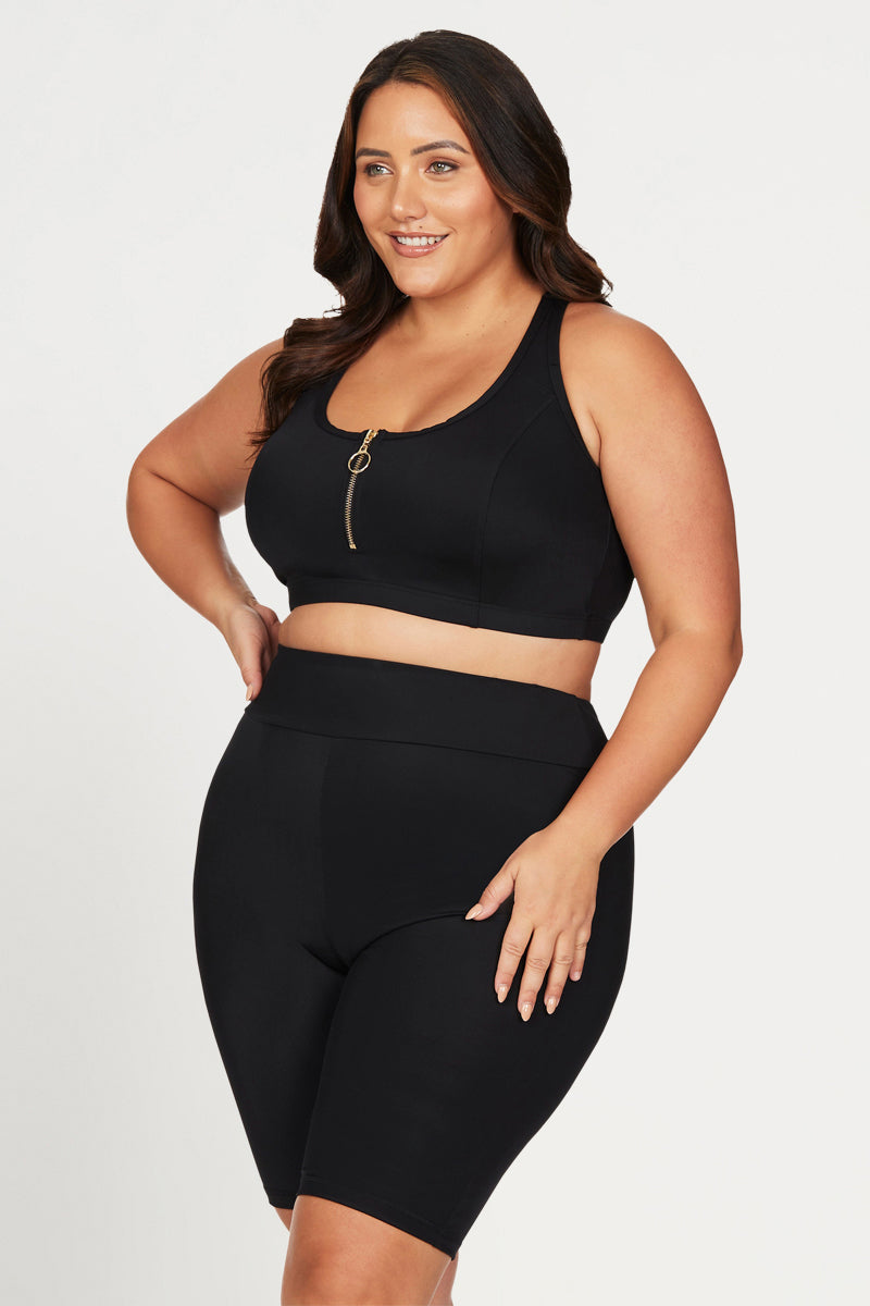Black Sculpt Michelangelo High Waist Bike Pant – Artesands