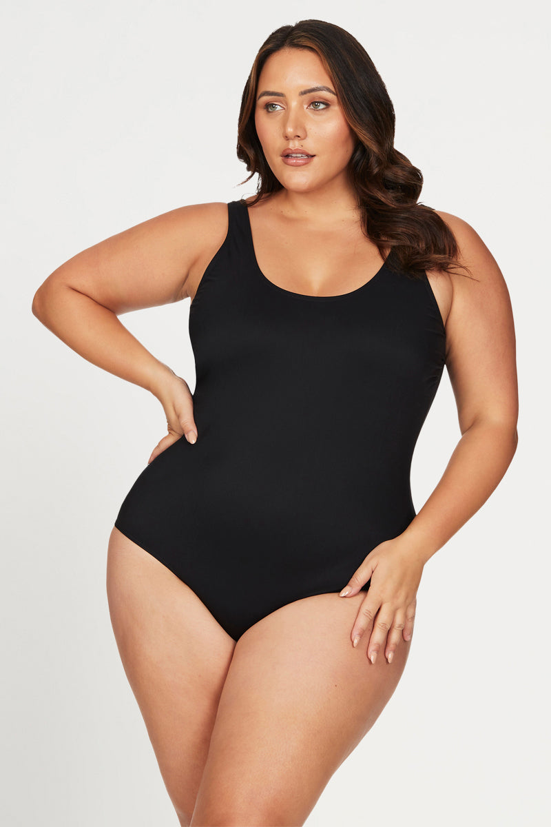 Black Sculpt Renoir Multi Cup One Piece Swimsuit