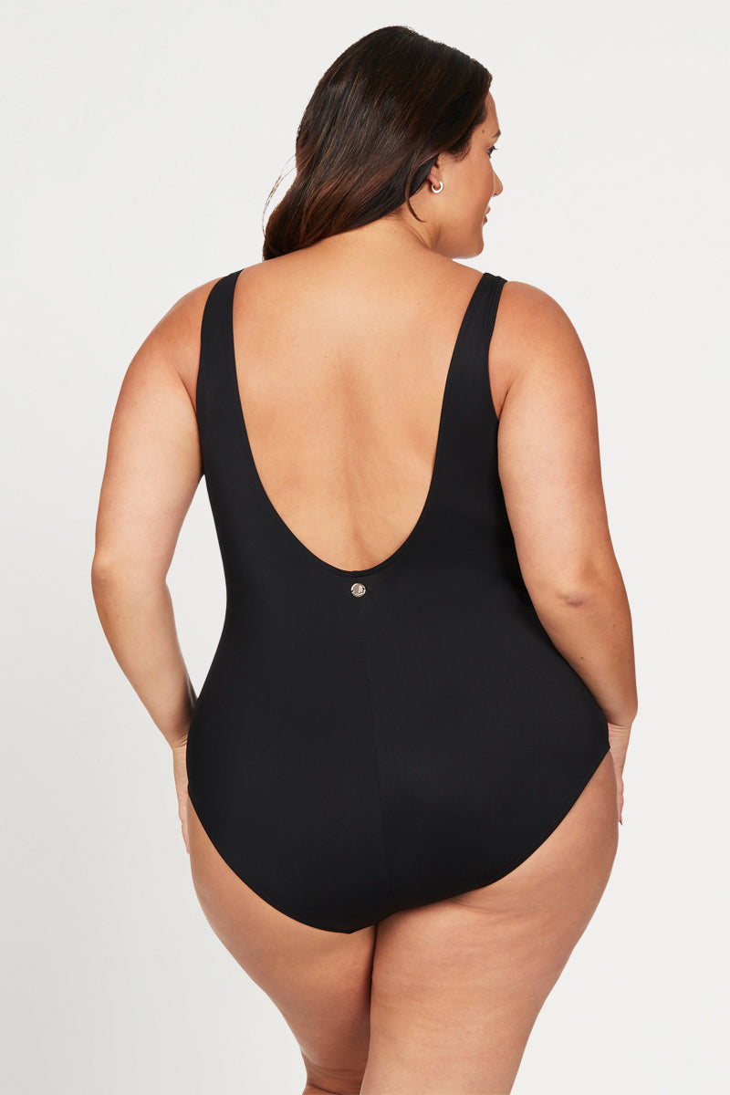 Black Sculpt Renoir Multi Cup One Piece Swimsuit