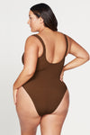 Mocha Arte Kahlo One Size One Piece Swimsuit