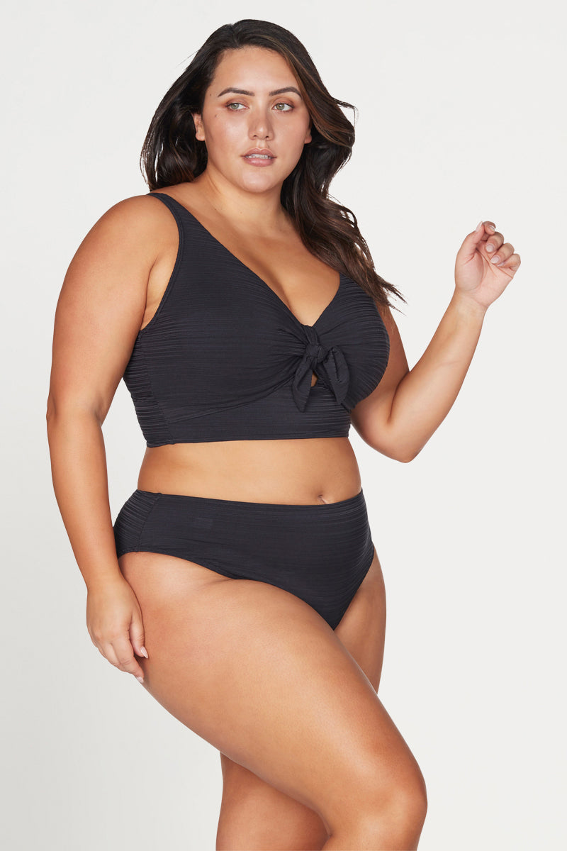 Black Aria Cezanne D DD Cup Underwire Bikini Top Artesands Swim Australia