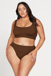 Mocha Arte Kahlo One Size Bikini Set
