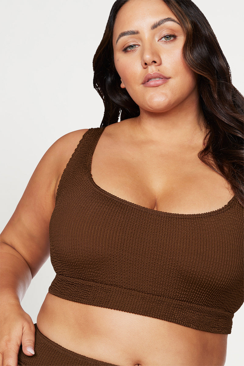 Mocha Arte Kahlo One Size Bikini Set