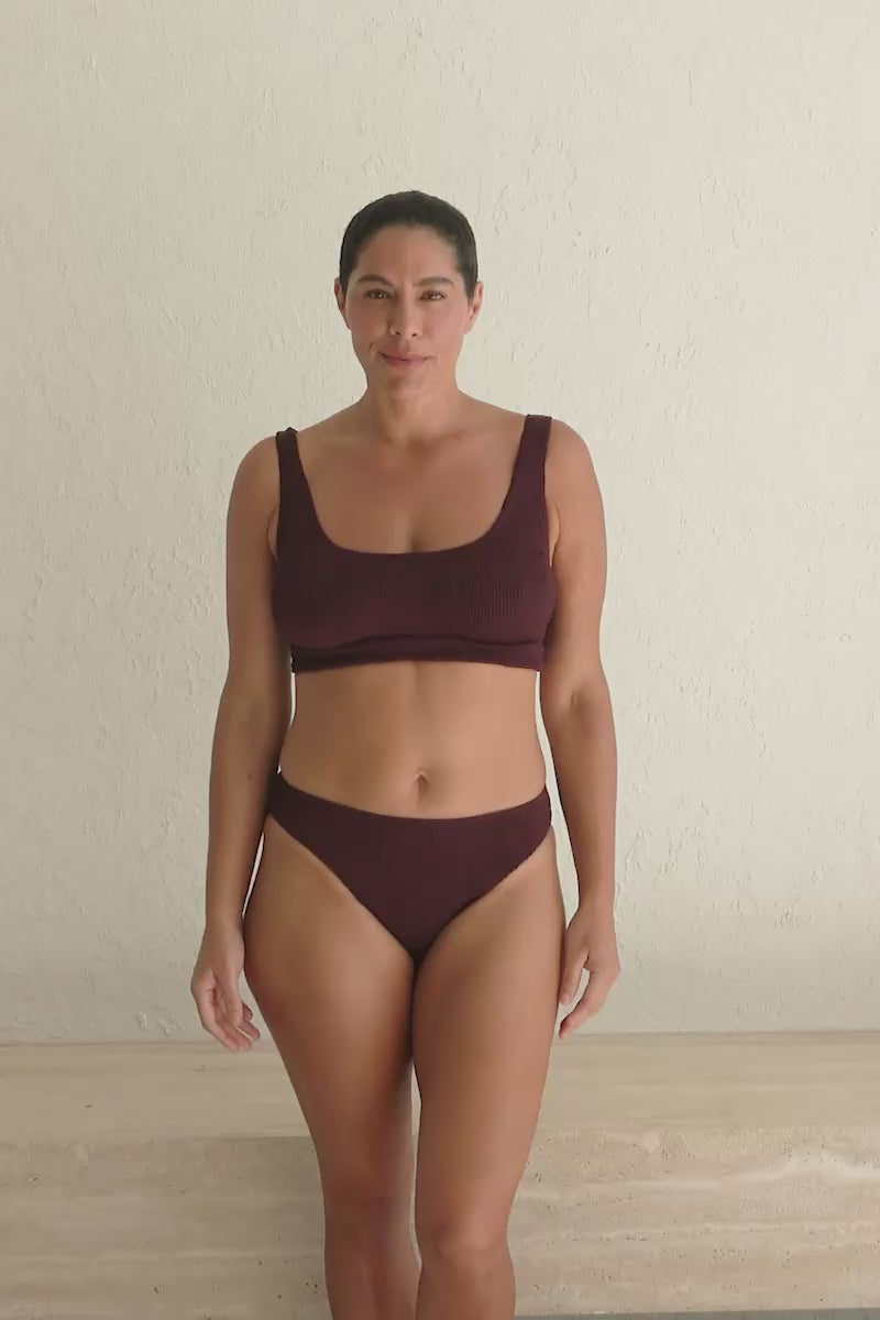 Cherry Kahlo One Size Bikini Set