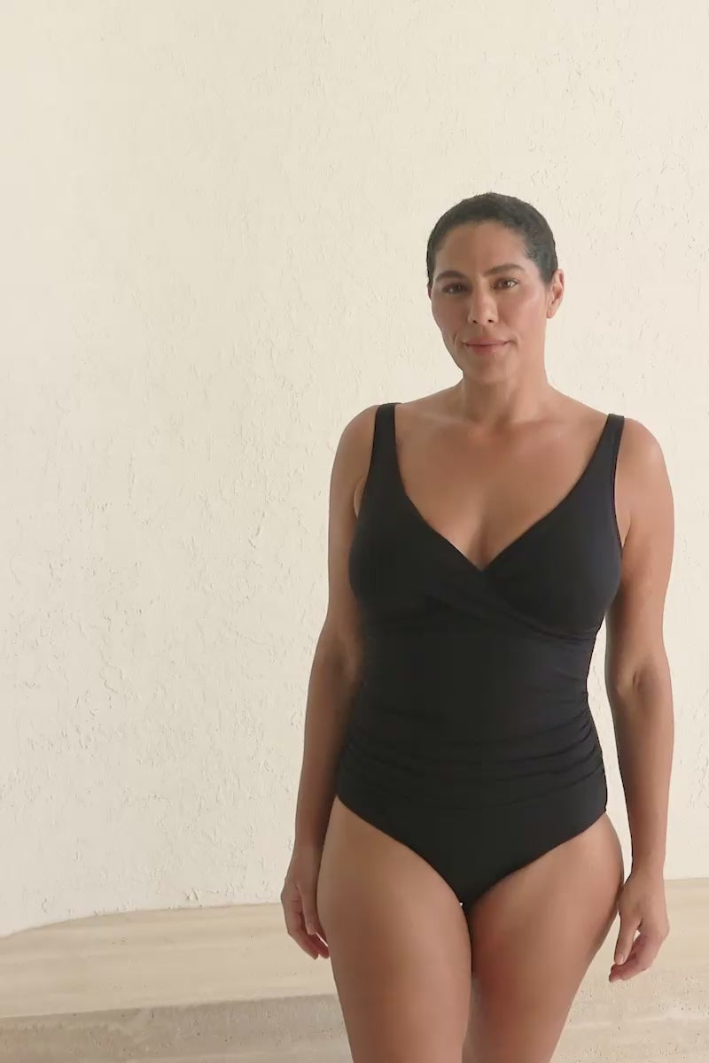 Black Hues Delacroix Multifit Cup One Piece Swimsuit