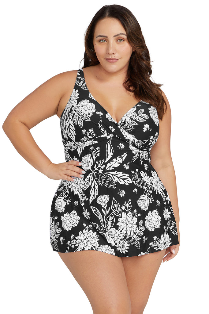 Opus Sway Delacroix Multi Cup One Piece Swimdress - Artesands Swim Australia