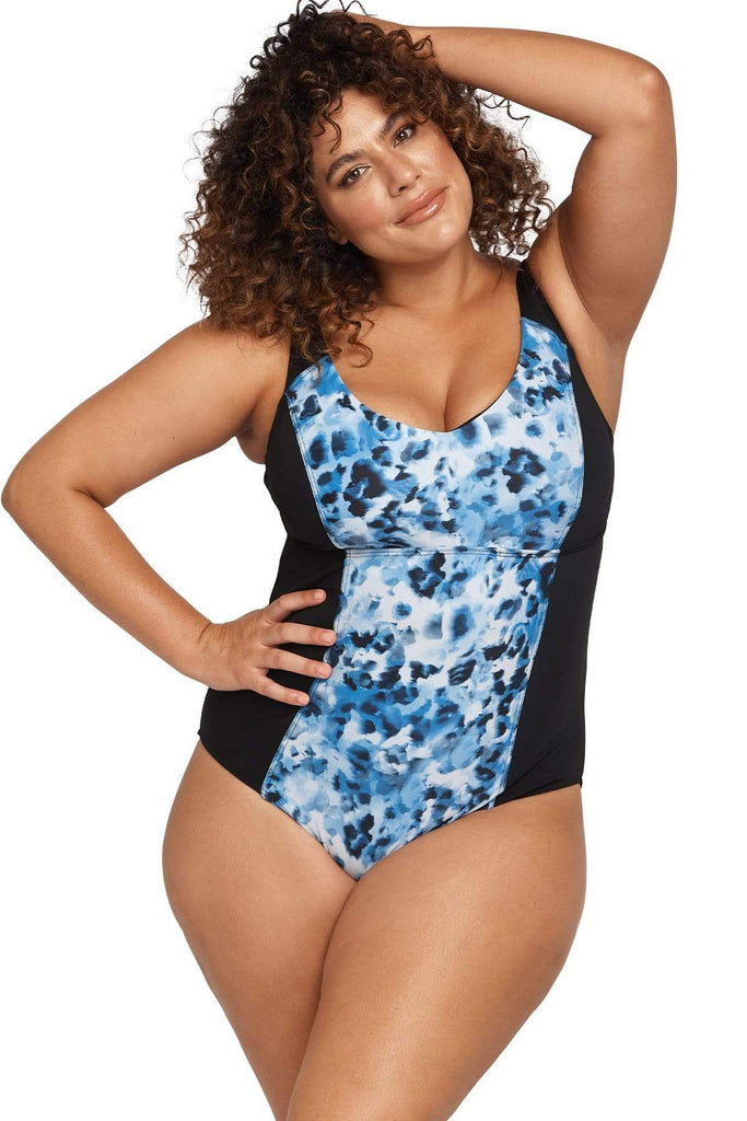 Artesands Plus Size Curvy Swimwear Natare Aqua One Piece