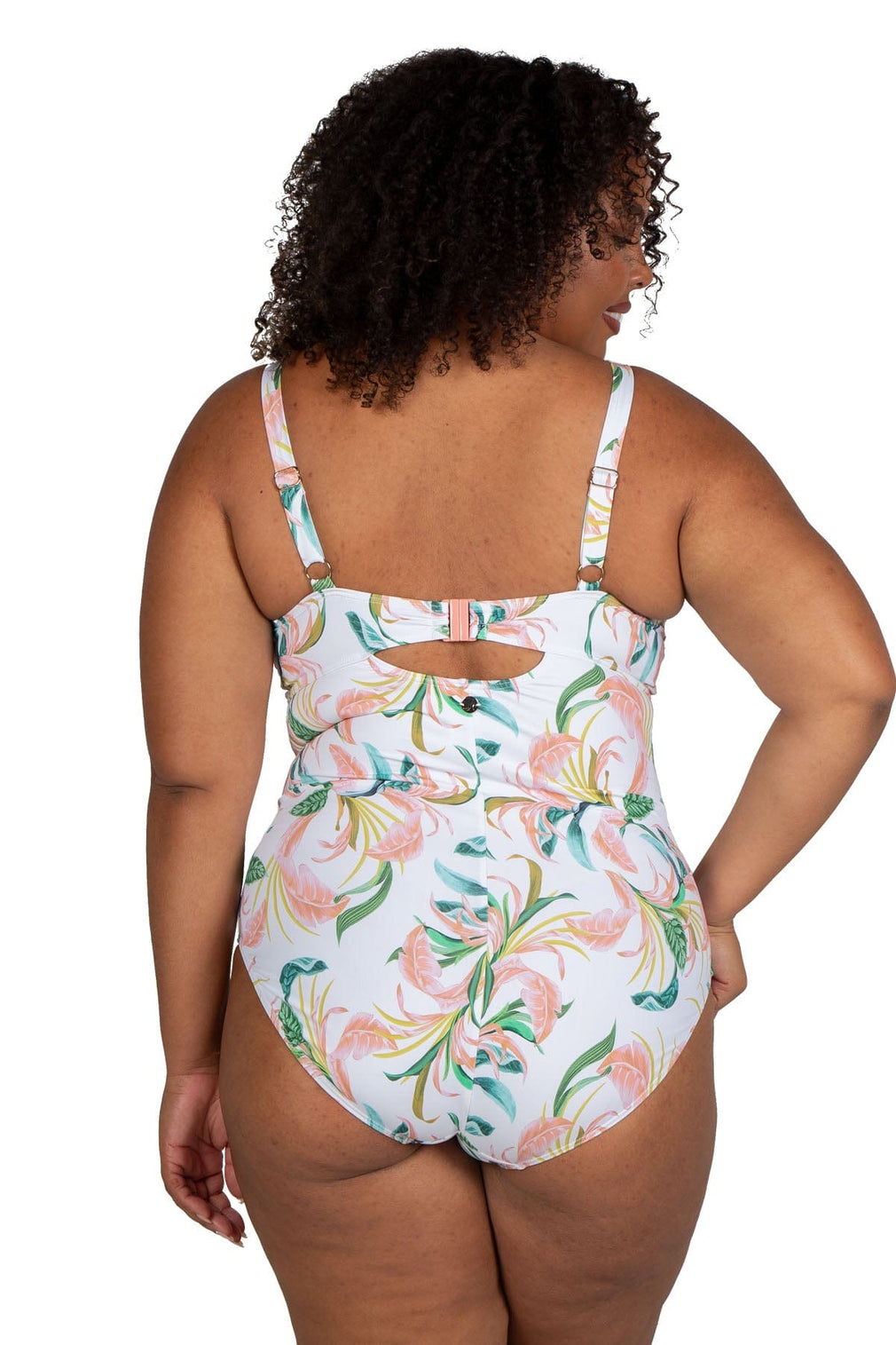 April Spritz White Cezanne Underwire One Piece - Final Sale - Artesands Swim Australia