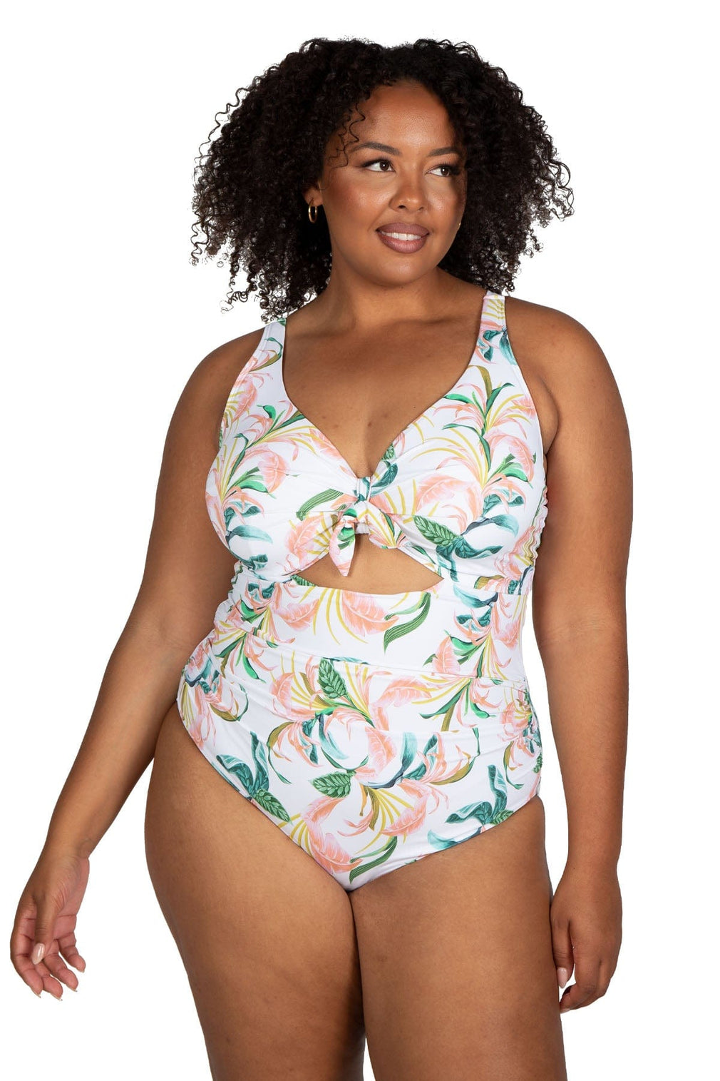 April Spritz White Cezanne Underwire One Piece - Final Sale - Artesands Swim Australia