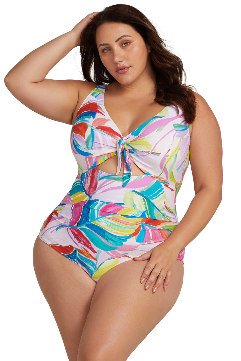 Neo Folia Cezanne D / DD Cup Underwire One Piece Swimsuit - Artesands Swim Australia