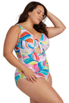 Neo Folia Cezanne D / DD Cup Underwire One Piece Swimsuit - Artesands Swim Australia