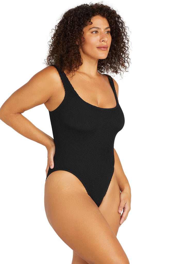 Black Arte Eco Kahlo One Size One Piece Swimsuit - Artesands Swim Australia