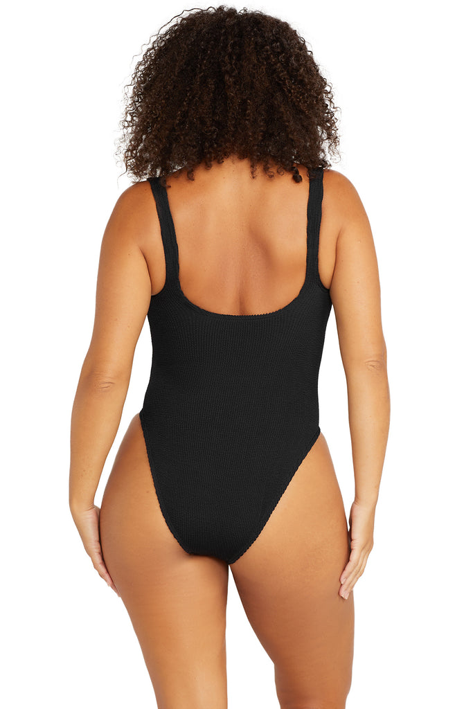 Black Arte Eco Kahlo One Size One Piece Swimsuit - Artesands Swim Australia