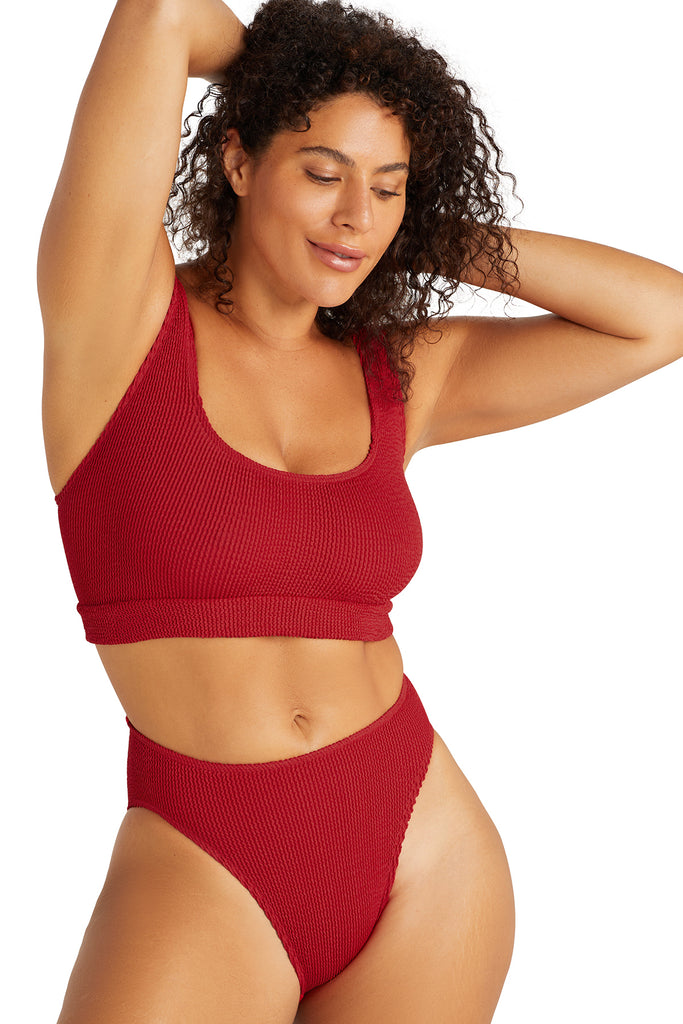 Crimson Arte Eco Kahlo One Size Bikini Set - Artesands Swim Australia