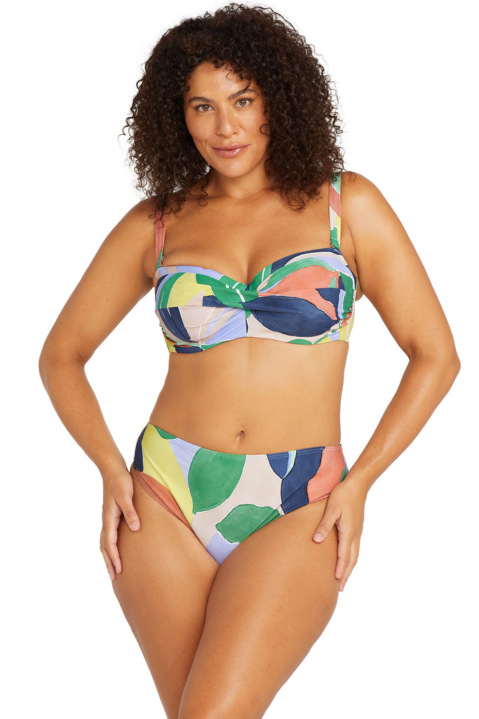 L'Avana Multi Botticelli Bandeau Bikini Top - Final Sale (DNPL TKAU 08/23) - Artesands Swim Australia