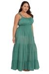 Green Liszt Beach Dress - Artesands Swim Australia