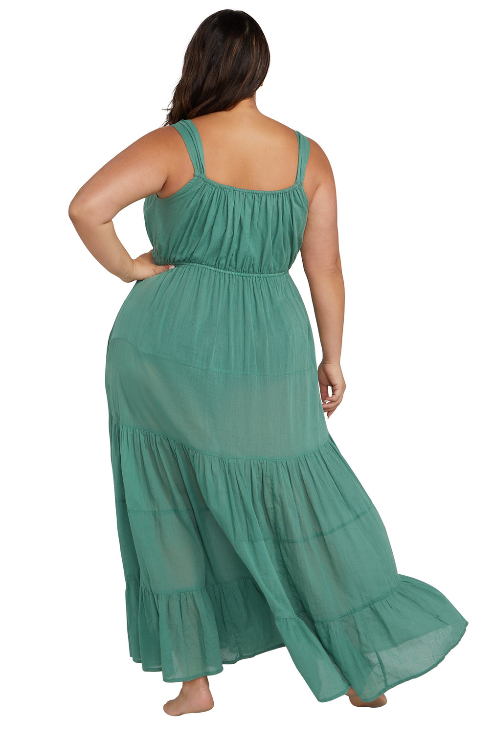 Green Liszt Beach Dress - Artesands Swim Australia