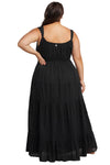 Black Liszt Maxi Beach Dress - Artesands Swim Australia