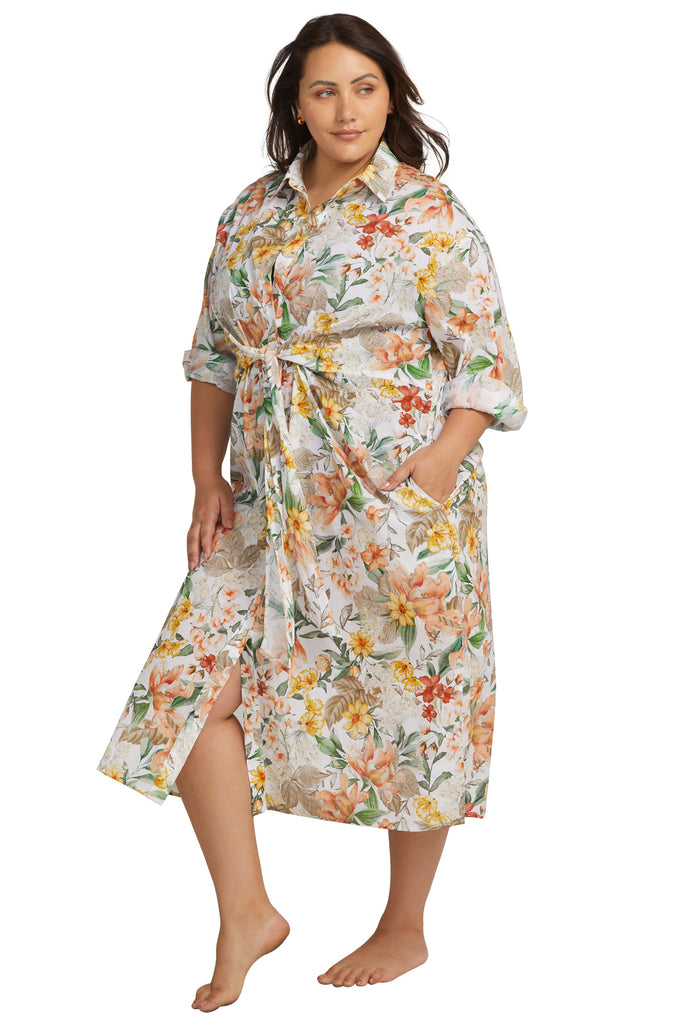 La Dolce Vita Mahler Cotton Beach Dress - Artesands Swim Australia