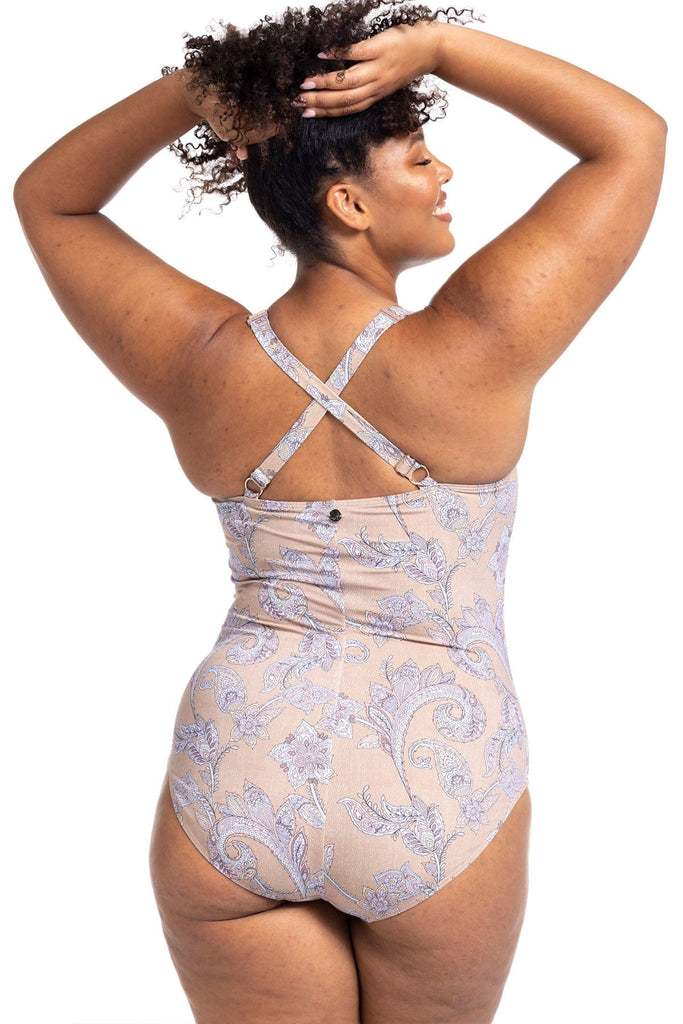 Artesands Plus Size Curvy Swimwear Vivaldi's Verse One Piece