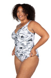 Maluridae Black Delacroix One Piece - Final Sale - Artesands Swim Australia