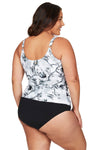 Maluridae Black Delacroix Tankini Top - Final Sale - Artesands Swim Australia