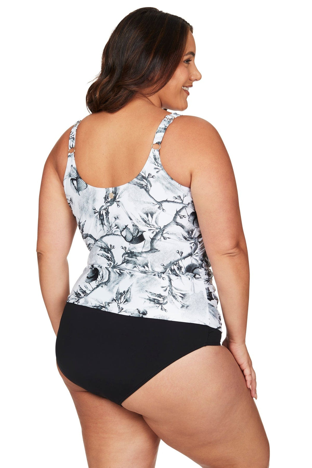 Maluridae Black Delacroix Tankini Top - Final Sale - Artesands Swim Australia