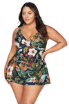 Into The Saltu Delacroix Multi Cup One Piece Swimdress - Final Sale (DNPL TKAU 08/23) - Artesands Swim Australia