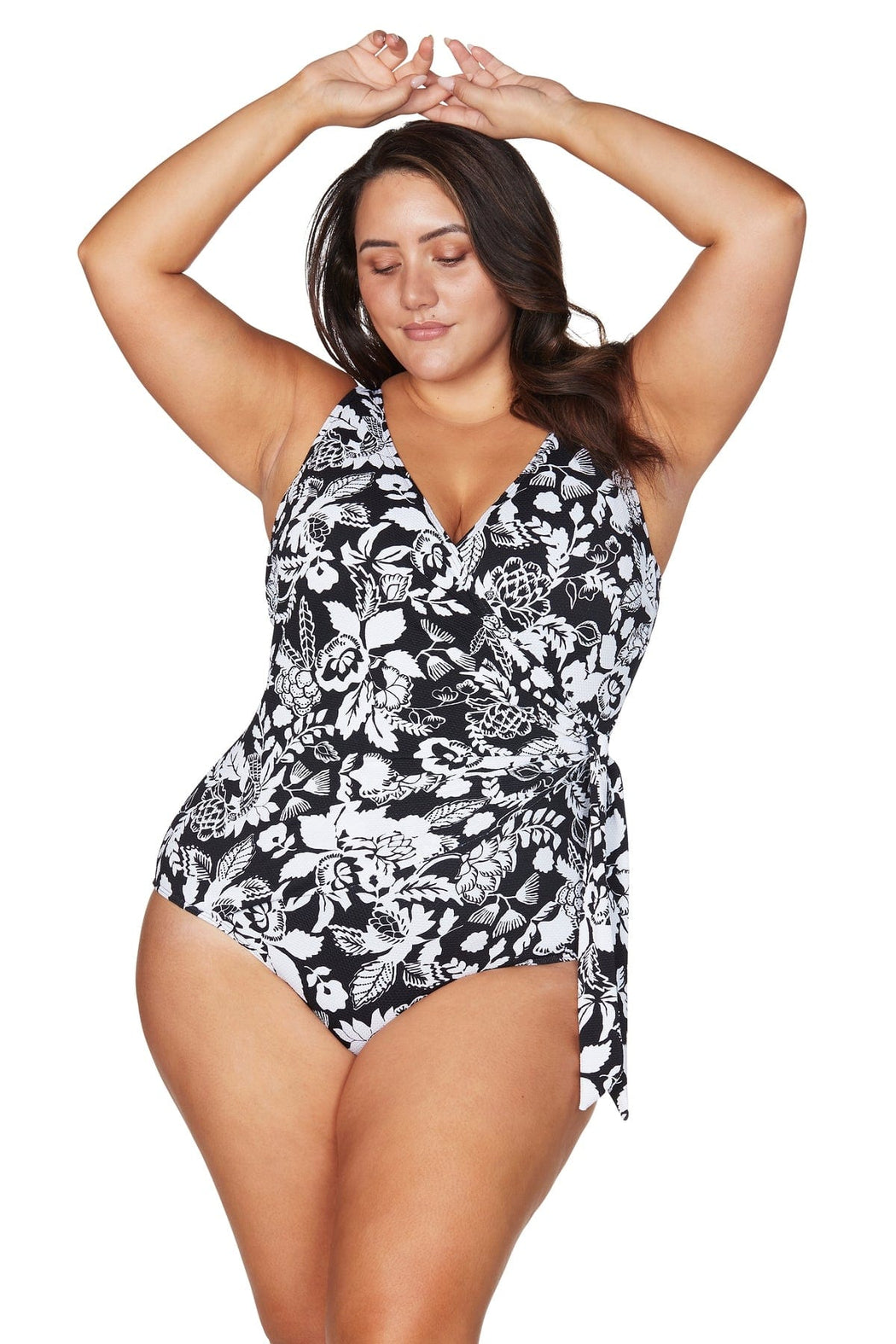 Cantata Forte Black Hayes Underwire One Piece - Final Sale - Artesands Swim Australia