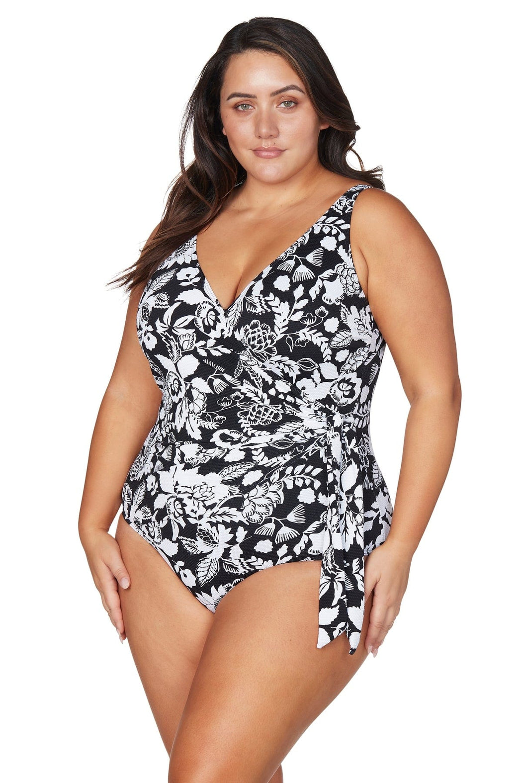 Cantata Forte Black Hayes Underwire One Piece - Final Sale - Artesands Swim Australia