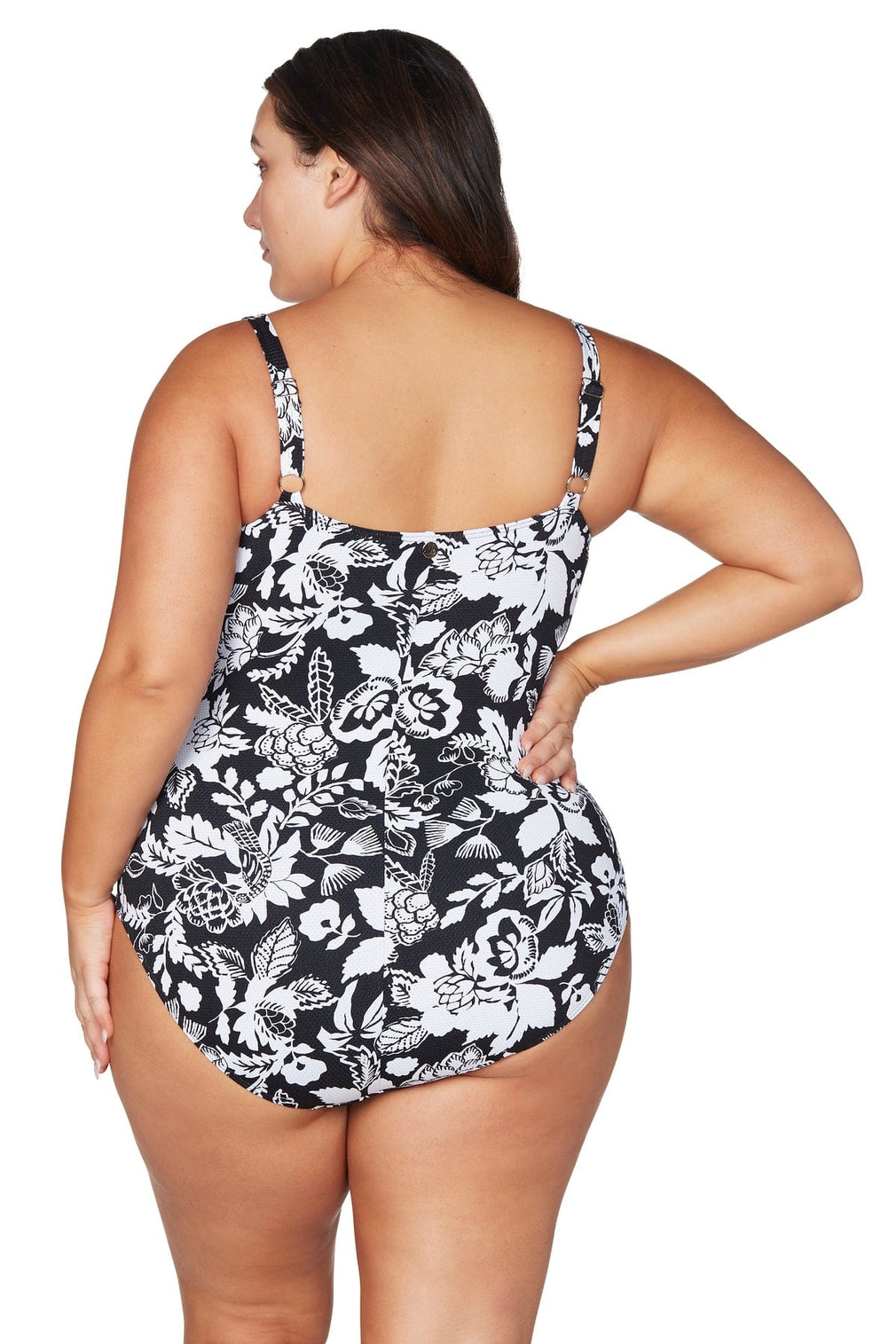 Cantata Forte Black Hayes Underwire One Piece - Final Sale - Artesands Swim Australia