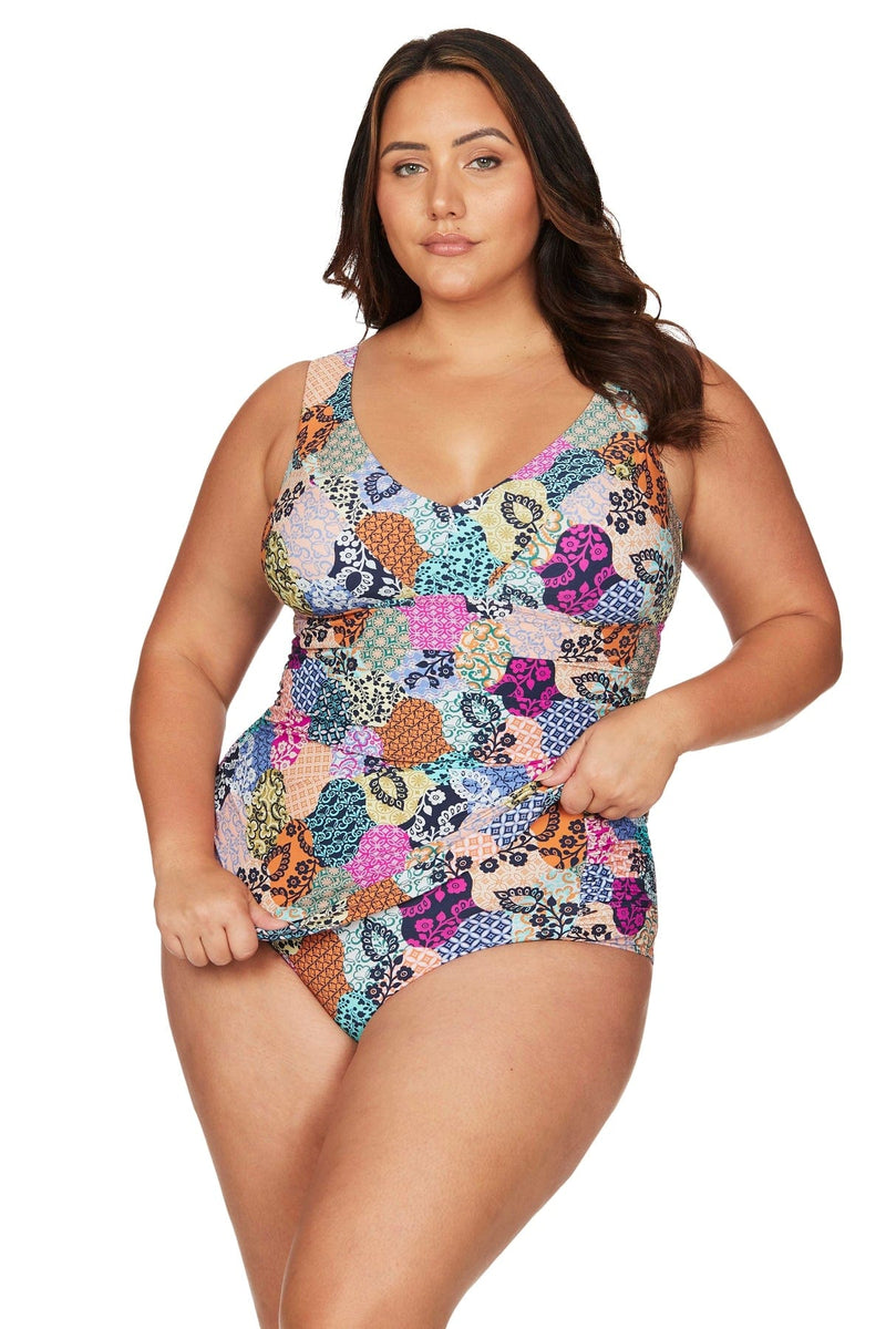 Salmagundi Multi Magritte Tankini Top - Final Sale - Artesands Swim Australia