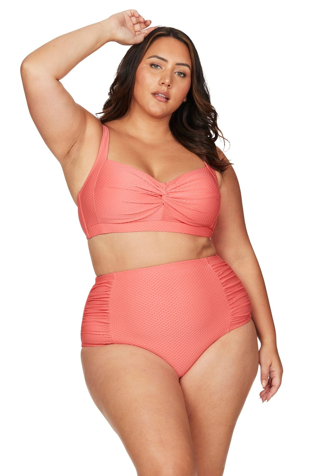 Allegro Pink Botticelli Bikini Top - Final Sale - Artesands Swim Australia