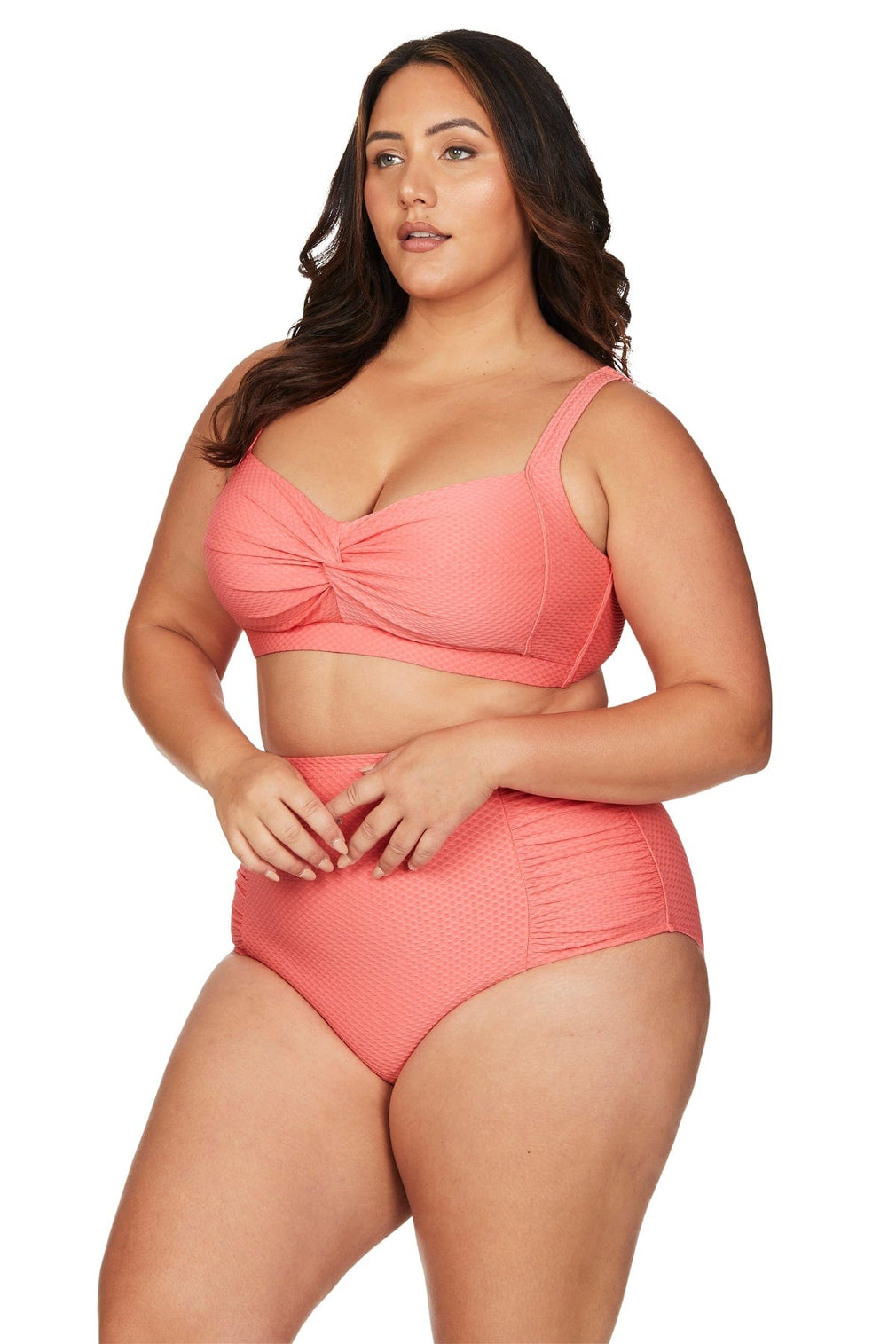 Allegro Pink Botticelli Bikini Top - Final Sale - Artesands Swim Australia