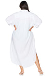 White Monteverdi Beach Dress - Artesands Swim Australia