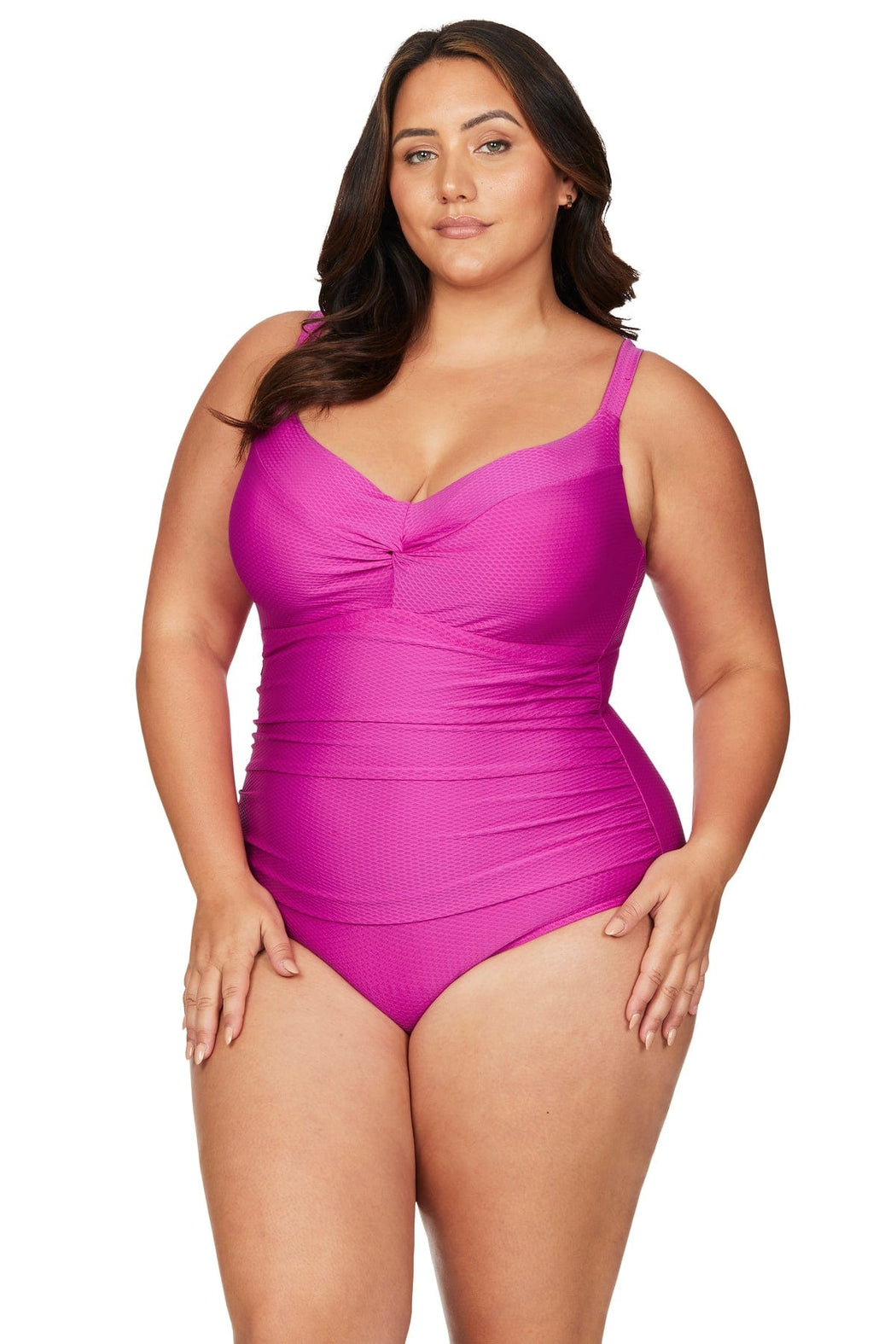 Serenade Pink Monet Soft Cup Underwire One Piece - Final Sale - Artesands Swim Australia