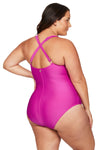 Serenade Pink Monet Soft Cup Underwire One Piece - Final Sale - Artesands Swim Australia