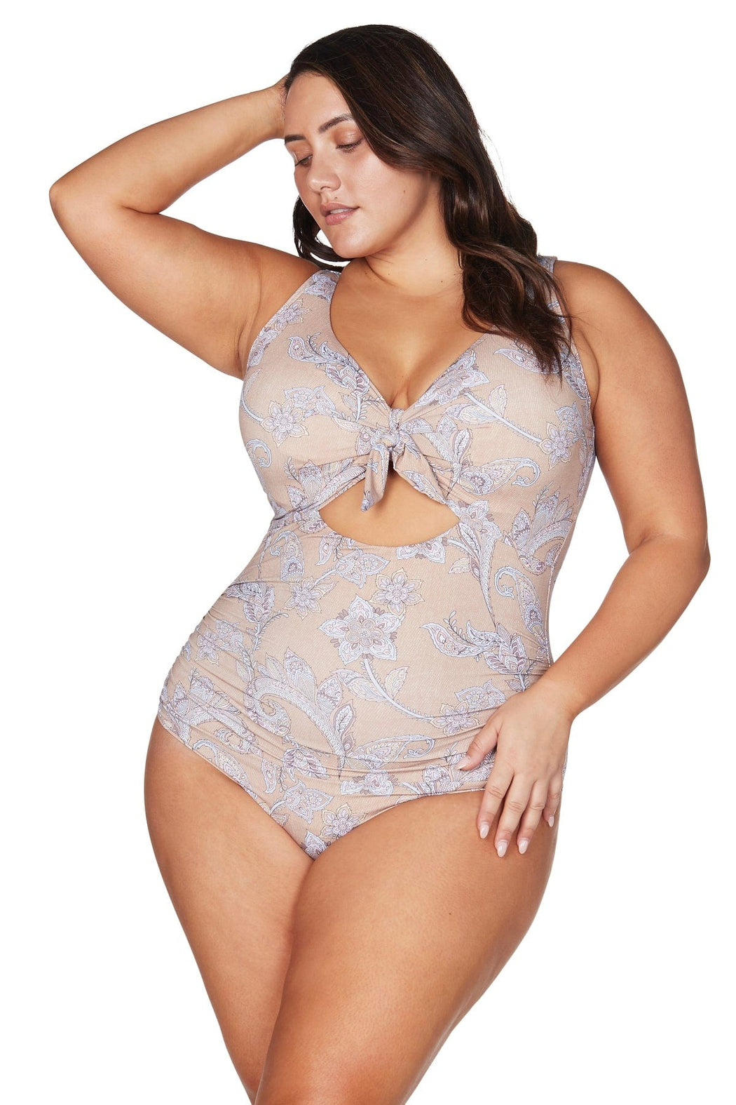 Vivaldi's Verse Paisley Cezanne Underwire One Piece - Final Sale - Artesands Swim Australia