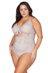 Vivaldi's Verse Paisley Cezanne Underwire One Piece - Final Sale - Artesands Swim Australia