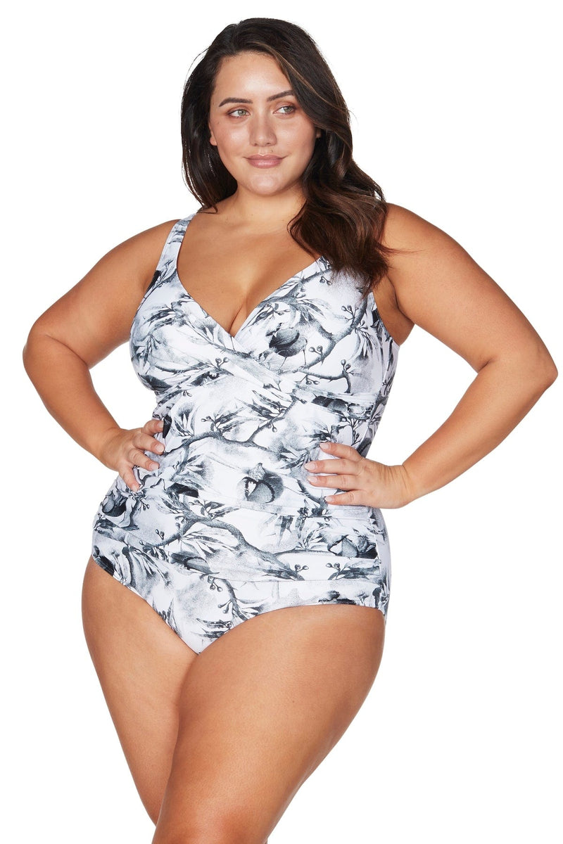 Maluridae Black Delacroix One Piece - Final Sale - Artesands Swim Australia