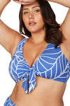 Philharmonic Blue Chagall Bikini Top - Final Sale - Artesands Swim Australia