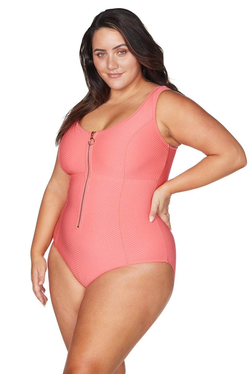 Allegro Pink Fuseli One Piece - Final Sale - Artesands Swim Australia