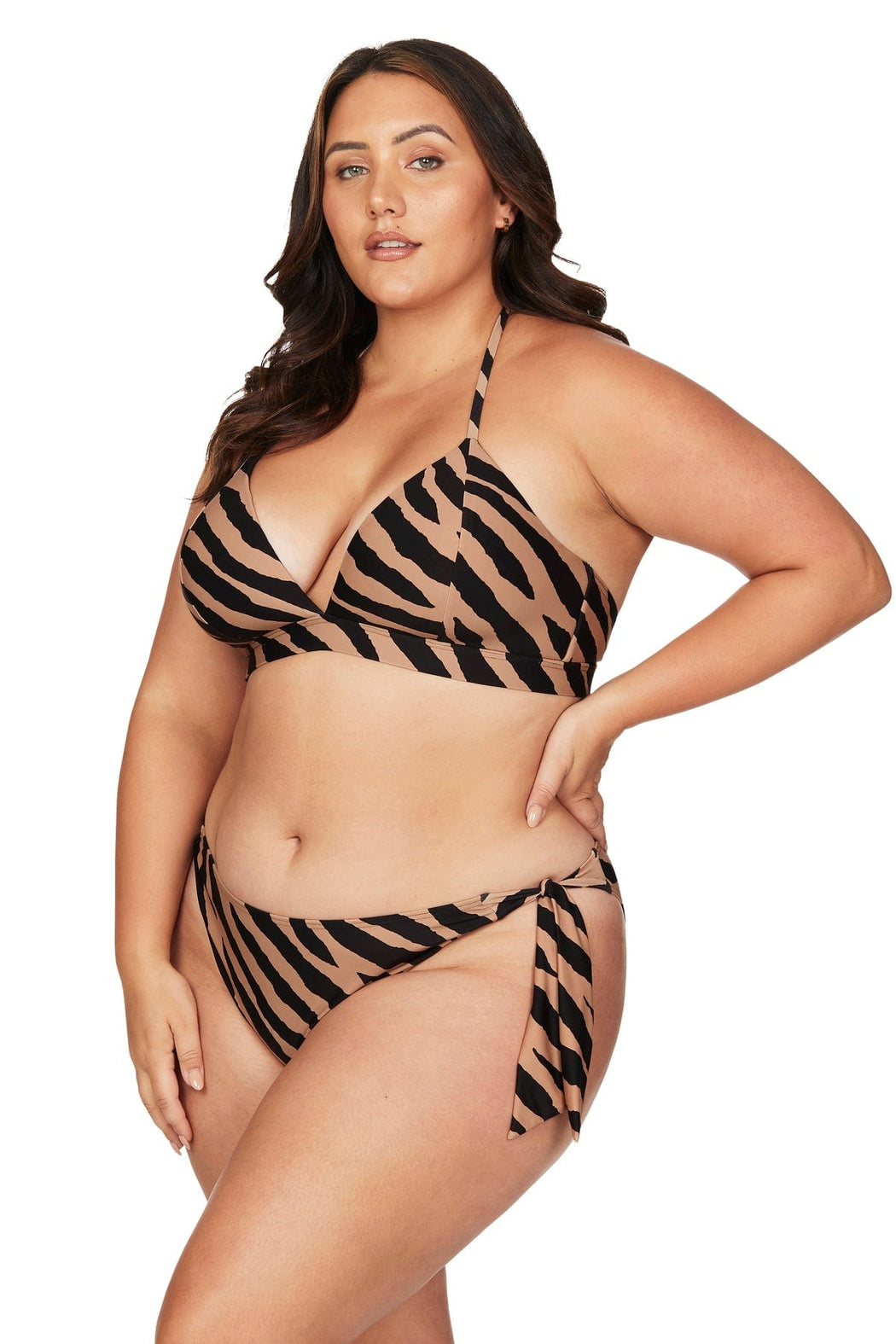 Ben Galay Animal Klee Tie Side Curve Fit Bikini Pant - Final Sale (DNPL TKAU 08/23) - Artesands Swim Australia