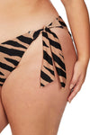 Ben Galay Animal Klee Tie Side Curve Fit Bikini Pant - Final Sale (DNPL TKAU 08/23) - Artesands Swim Australia