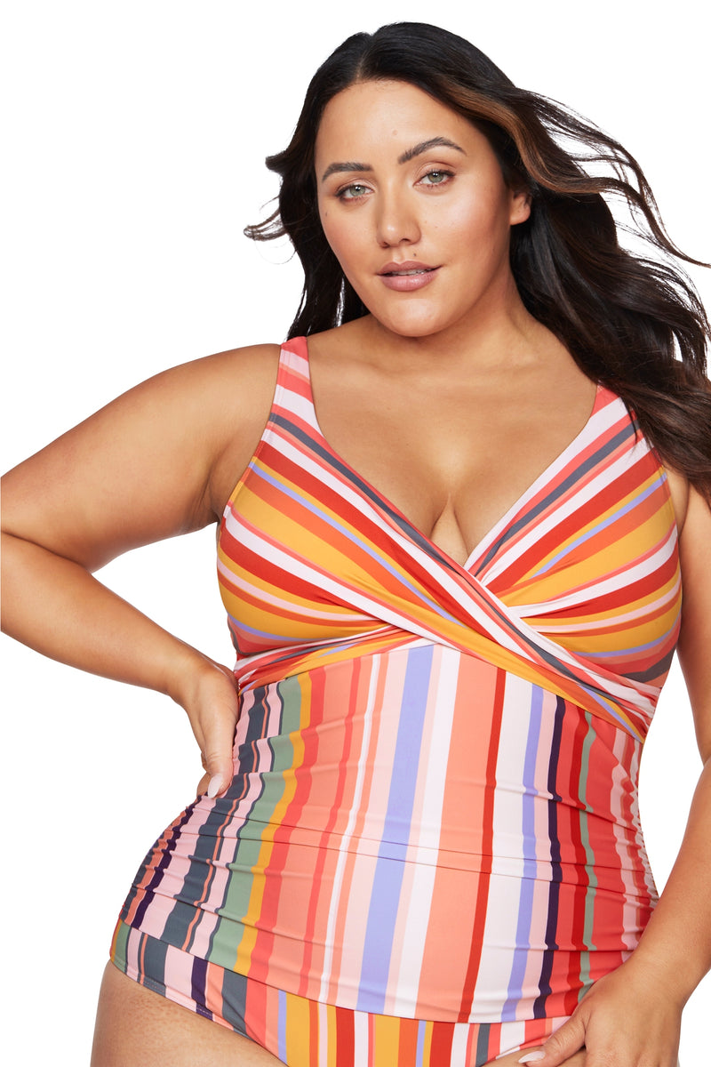 Carnivale Delacroix Multi Cup One Piece Swimsuit - Final Sale - Artesands Swim Australia