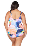 Arte A La Rue Purple Delacroix One Piece - Final Sale - Artesands Swim Australia