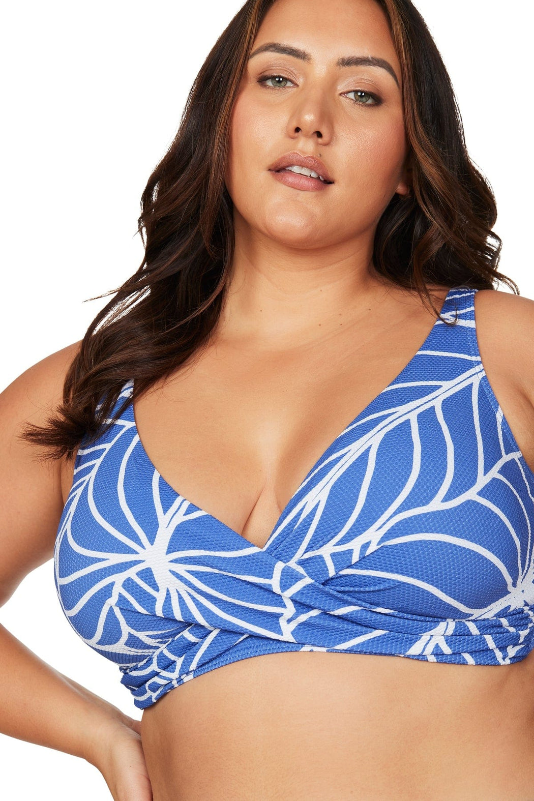 Philharmonic Blue Delacroix Bikini Top - Final Sale - Artesands Swim Australia