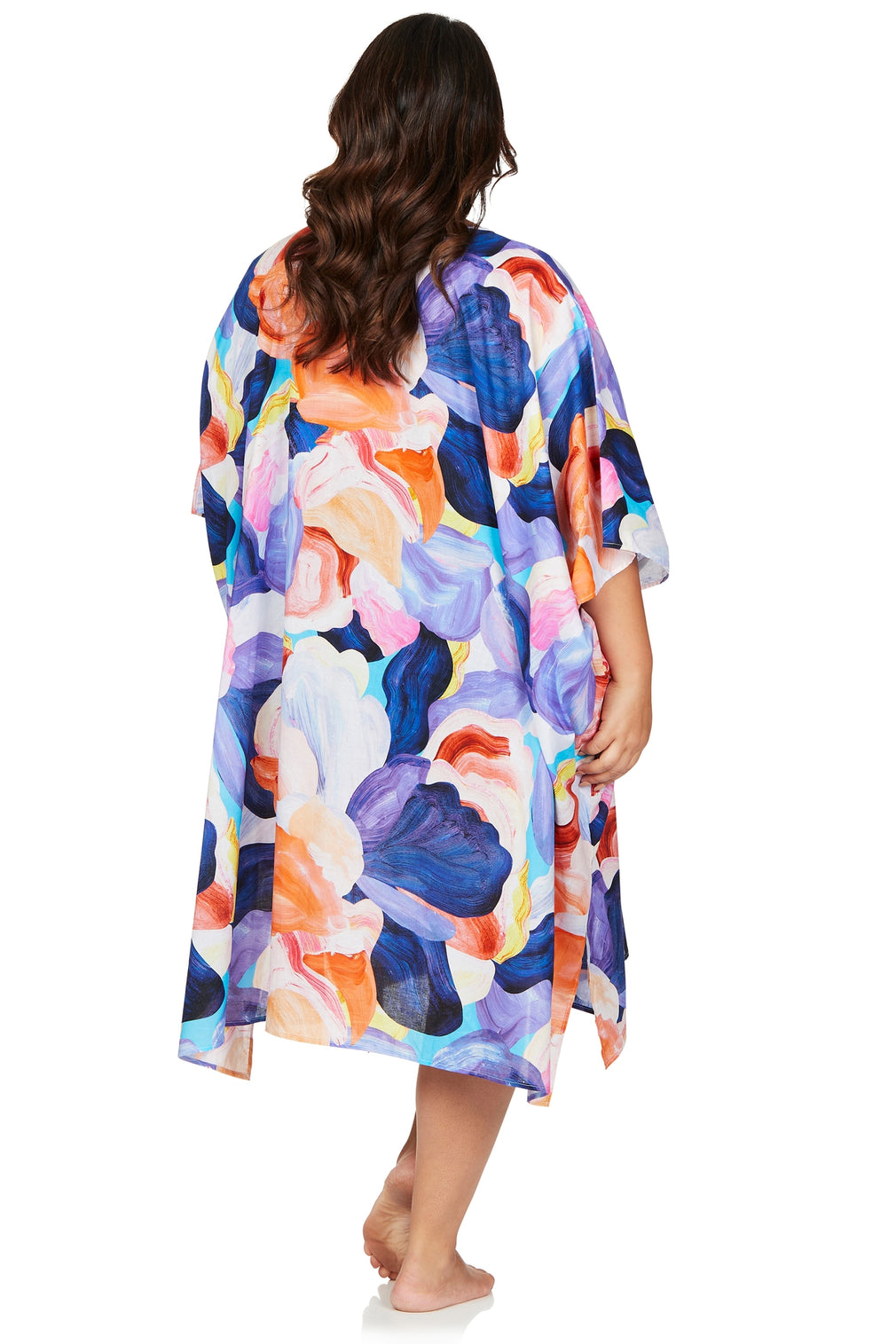 Arte A La Rue Purple Schubert Kaftan Cover Up - Final Sale - Artesands Swim Australia