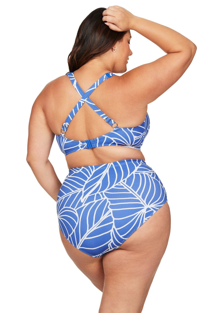 Philharmonic Blue Raphael E/F Underwire Bikini Top - Final Sale - Artesands Swim Australia